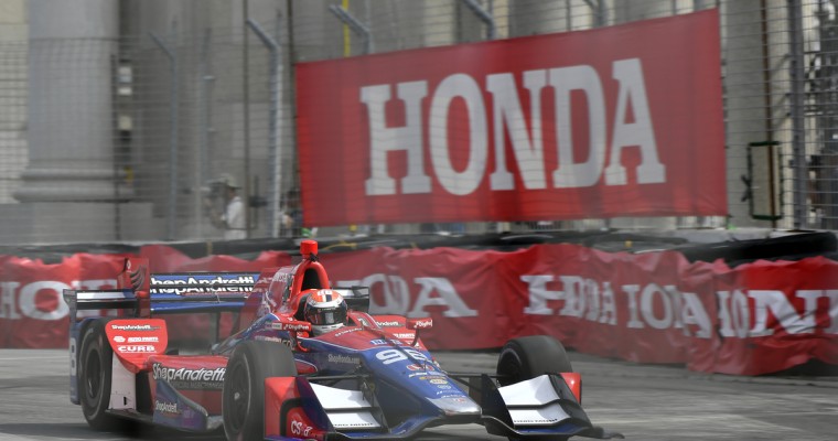 Honda Drivers Rossi and Hinchcliffe Score Podium Results in Toronto