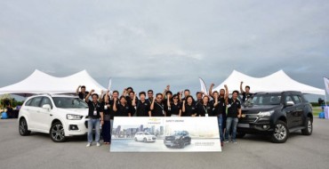 Chevy Sales Thailand Demonstrate Trailblazer, Captiva Technologies at Safety Driving Event