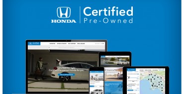 Honda Launches New Website for Certified Pre-Owned Vehicles