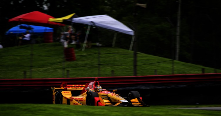 Honda Driver Hunter-Reay Leads Friday Practice at Mid-Ohio