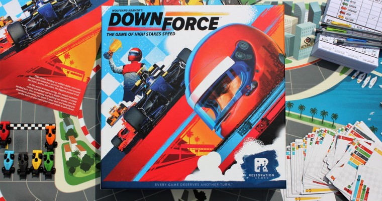 Review of Wolfgang Kramer’s Downforce: The Game of High Stakes Speed