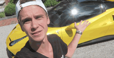 YouTuber Joe Sugg Surprises His Granddad with a Ferrari 488 Spider