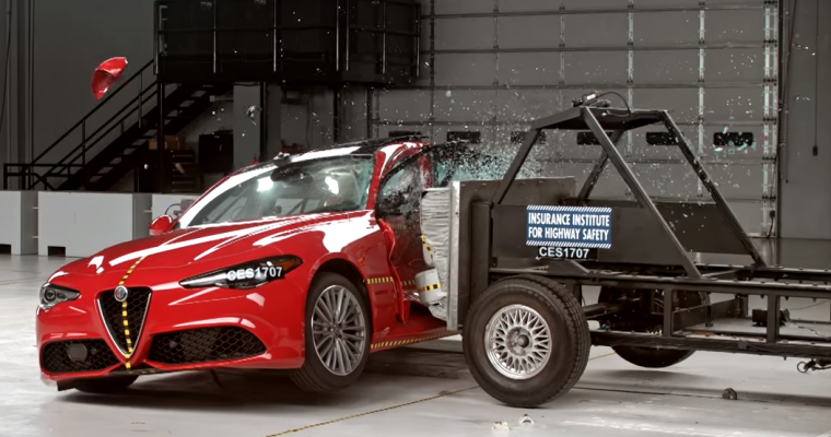 2017 Alfa Romeo Giulia Earns IIHS Top Safety Pick+ Rating