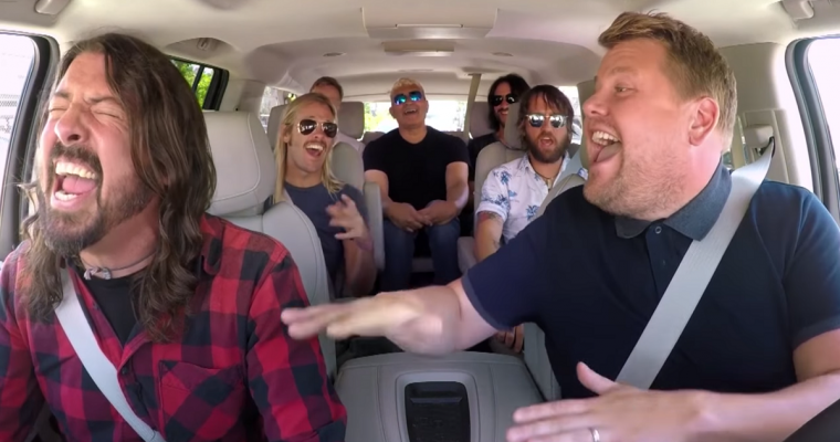 The Foo Fighters Were “A Little Uncomfortable” Filming James Corden’s Carpool Karaoke