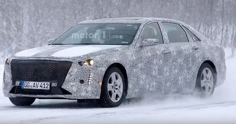 New Spy Shots of the 2019 Cadillac CT6
