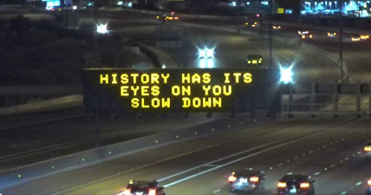 Arizona DOT Gets Hip With ‘Hamilton’ Signs