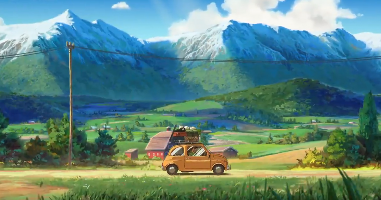Miyazaki-Inspired Oregon Tourism Ad Features a Brief Appearance by Lupin III’s Fiat 500