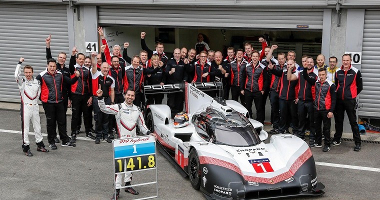 Modified Porsche LMP1 Car Beats F1 Track Record at Spa