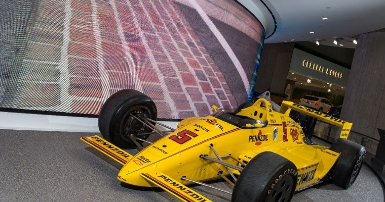 New Display at GM’s Detroit HQ Celebrates Automaker’s Motorsports Legacy