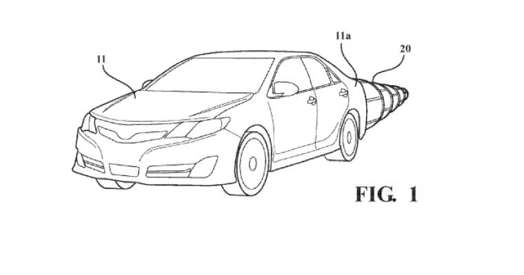 Toyota Patents Strange Drill-Like Car Attachment