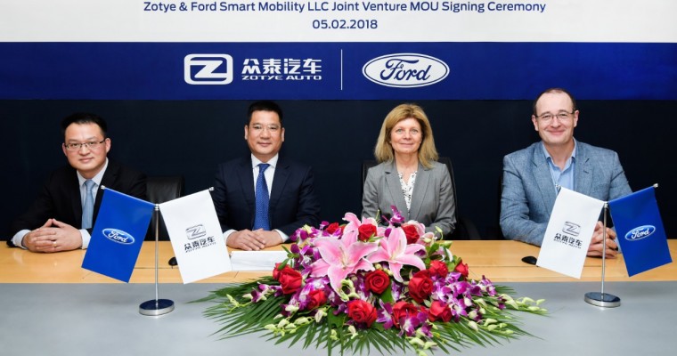 Ford, Zotye Sign New MoU for EV Ride-Hailing Joint Venture