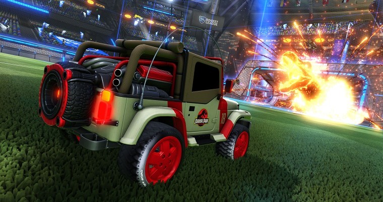 Rocket League Goes Jurassic With New Car Pack