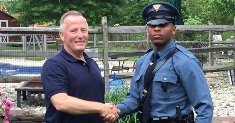 A New Jersey State Trooper Coincidentally Pulled Over the Man Who Delivered Him as a Baby