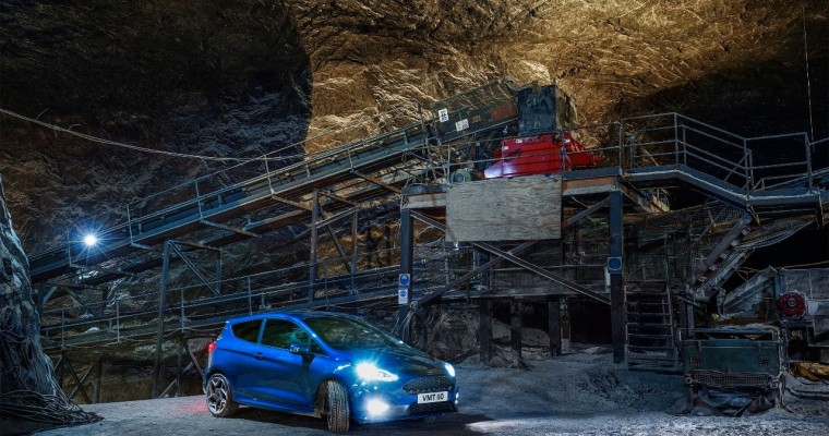 New Ford Fiesta ST Blazes Through Underground Salt Mine in ‘Undertrack’