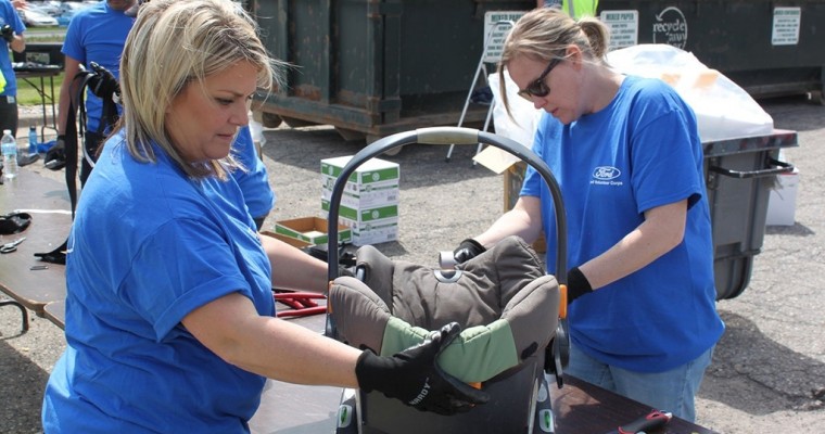 Ford Accepts 100 Used Car Seats at 11th Annual IT e-Waste Recycling Day