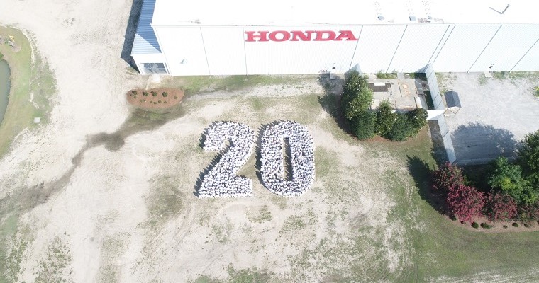 Honda Celebrates 20 Years of Production in South Carolina