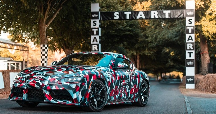 Watch the New Toyota Supra Make Its World Debut at Goodwood