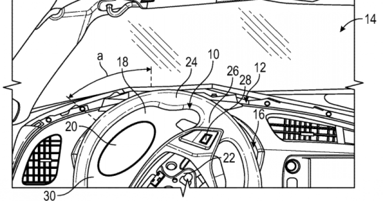 GM Files Patent for Rotating Instrument Panel To Show When You Turn the Wheel