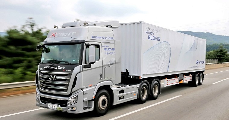 Hyundai Semi Takes Autonomous Trip Down South Korean Highway