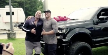 The Rock Surprises His Stunt Double With a New Ford F-150