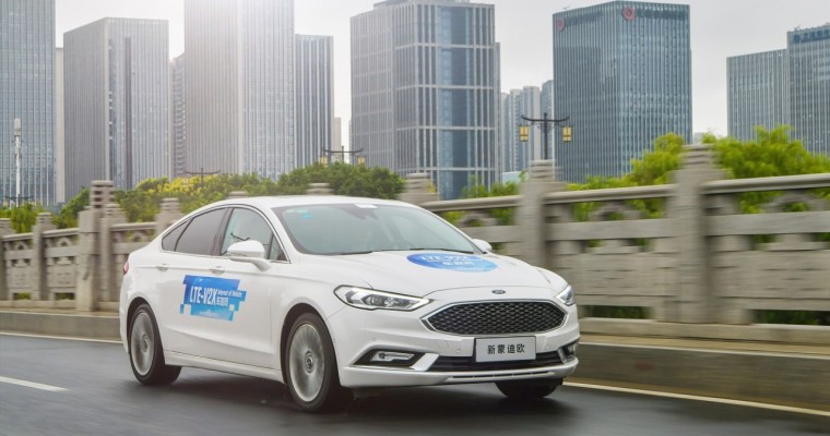 Ford Demonstrates C-V2X Technology Publicly in China