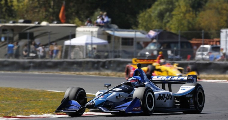 Sato Heads Honda Podium Sweep in Portland