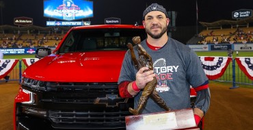 Steve Pearce Wins World Series MVP — and a New Chevy Silverado