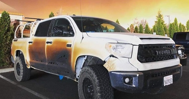 Toyota Offers New Tundra to Nurse Who Saved Stranded Patients in California Wildfires