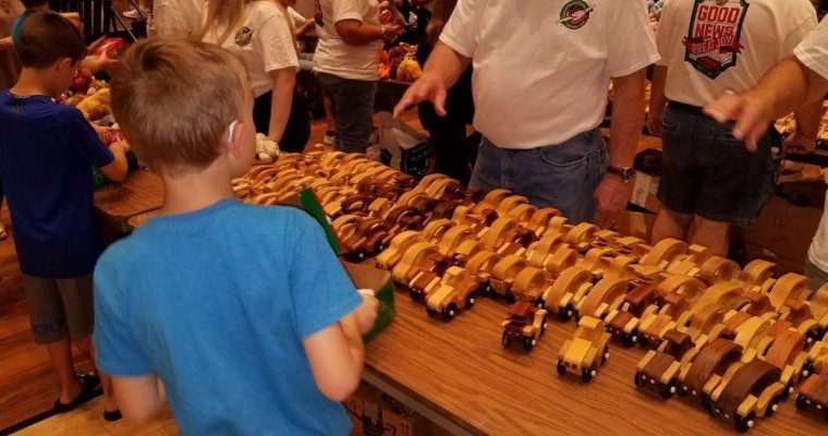 Dunedin Resident Makes More Than 1,000 Wooden Toy Cars for Needy Children