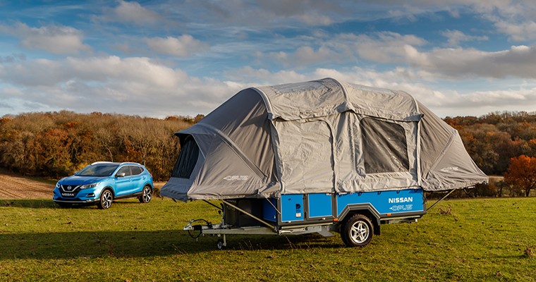 Off-Grid Camping Powered By Nissan’s Electric Vehicle Batteries