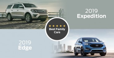 2019 Ford Expedition, Edge Named Best Cars for Families