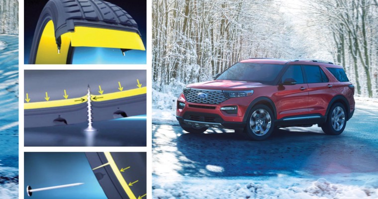 2020 Ford Explorer Stops Flats Flat with Michelin Selfseal Tires