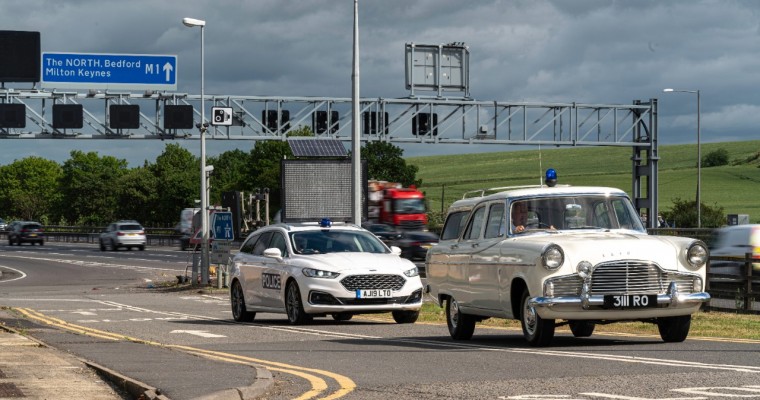 Ford Celebrates 60 Years of the M1 with Police Mondeo Hybrid