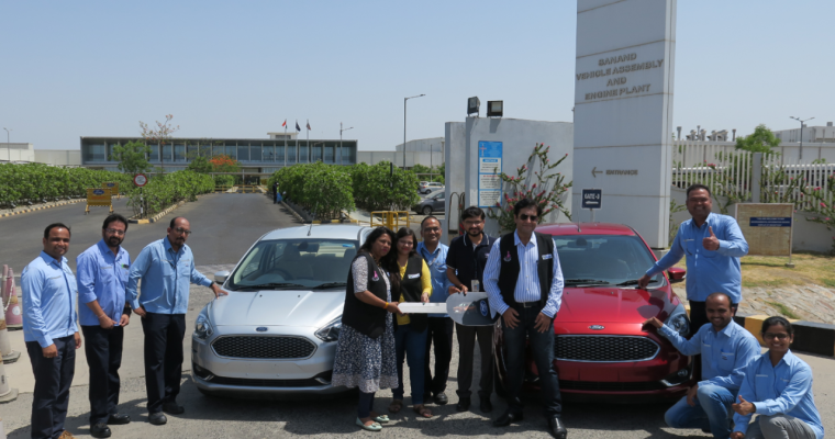 Ford India Donates Vehicles to TaxShe Driver-on-Demand