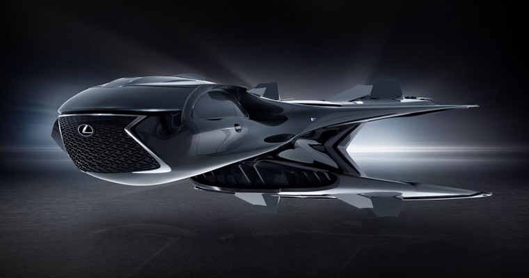 Lexus and “MIB: International” Show Off a Spindle-Grille Spaceship