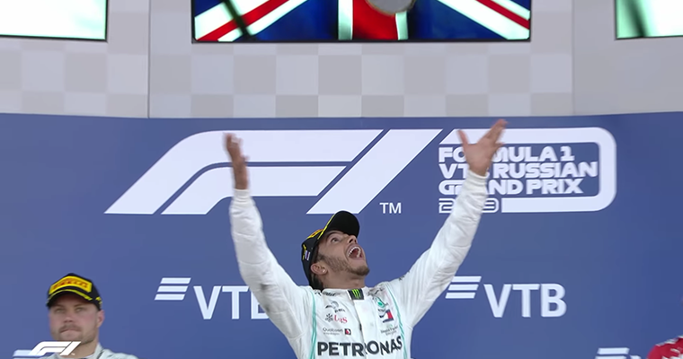 Lewis Hamilton Wins 2019 Russian GP