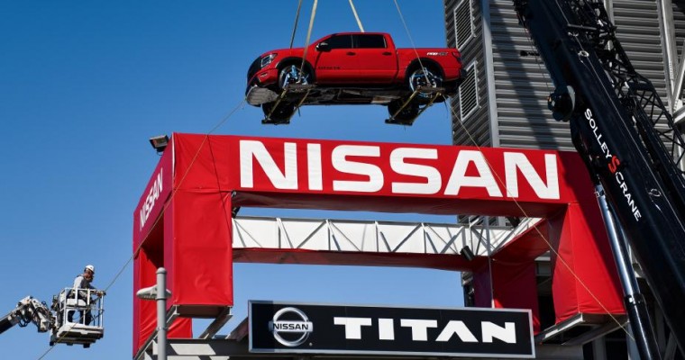 Three 2020 Nissan TITAN Models Adorn Home of the Tennessee Titans