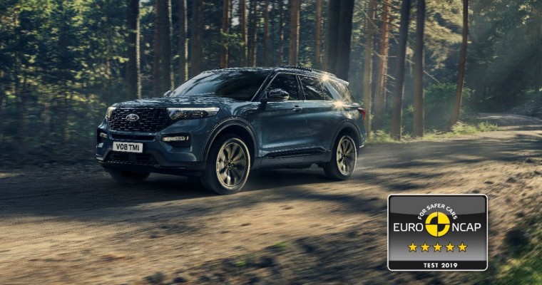 2020 Ford Explorer Plug-In Hybrid Gets 5-Star Euro NCAP Rating