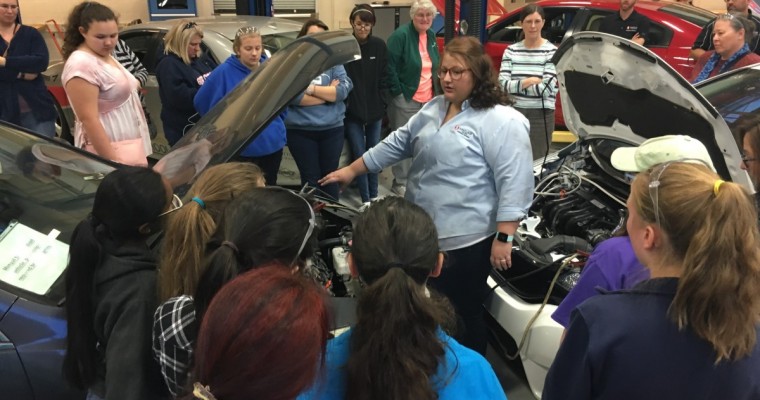 Ohio Girl Scouts Become Master Mechanics at Sinclair Community College