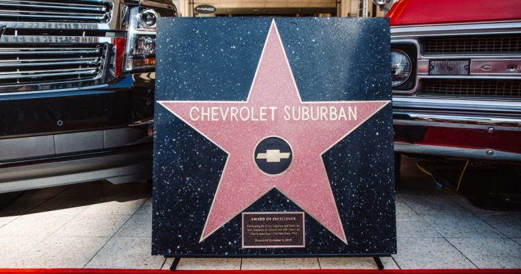 Chevrolet Suburban Is First Auto Actor to Earn Walk of Fame Star