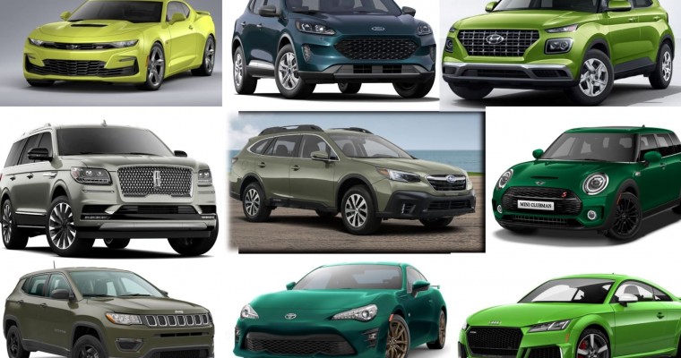 Unusual Car Colors: 2020 Models Available in Green