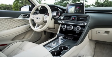 2020 Genesis G70 Interior Honored by Autotrader