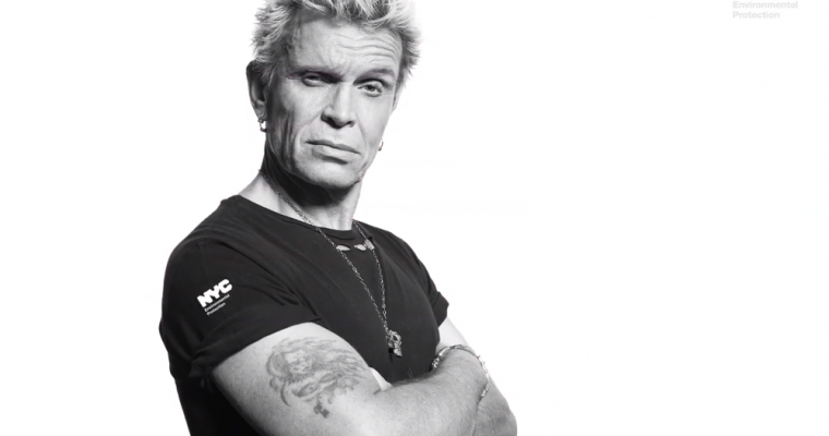 Billy Idol Stars in Anti-Idling Campaign for New York City