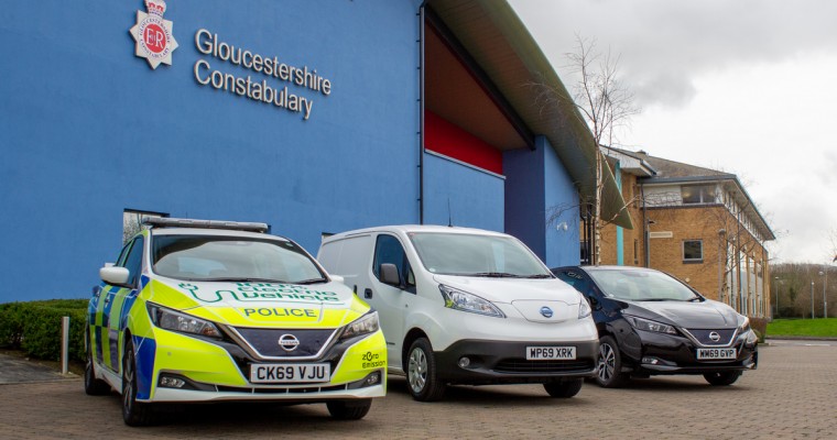 Gloucestershire Police Force Goes Green With Nissan EVs