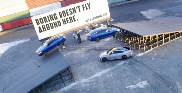 WATCH: Kia Sends the 2021 K5 Flying in Triple Threat Stunt