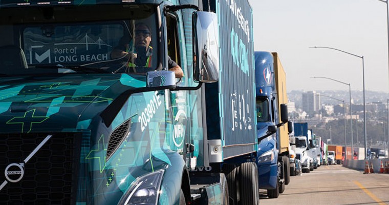 Volvo Trucks Awarded $21.7M to Deploy 70 Zero-Emission Trucks