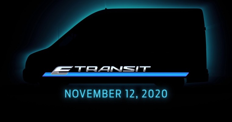 Ford Revealing E-Transit Electric Van on Nov. 12