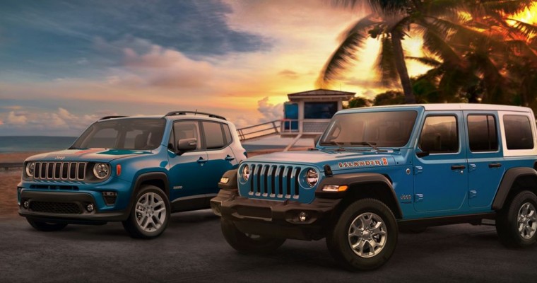 Jeep Wrangler and Renegade Release Beach-Themed Editions