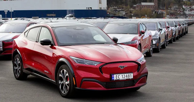 First Ford Mustang Mach-E Shipment Hits Norway