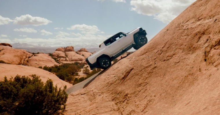 GMC Hummer EV Undergoes Testing on Moab Trails